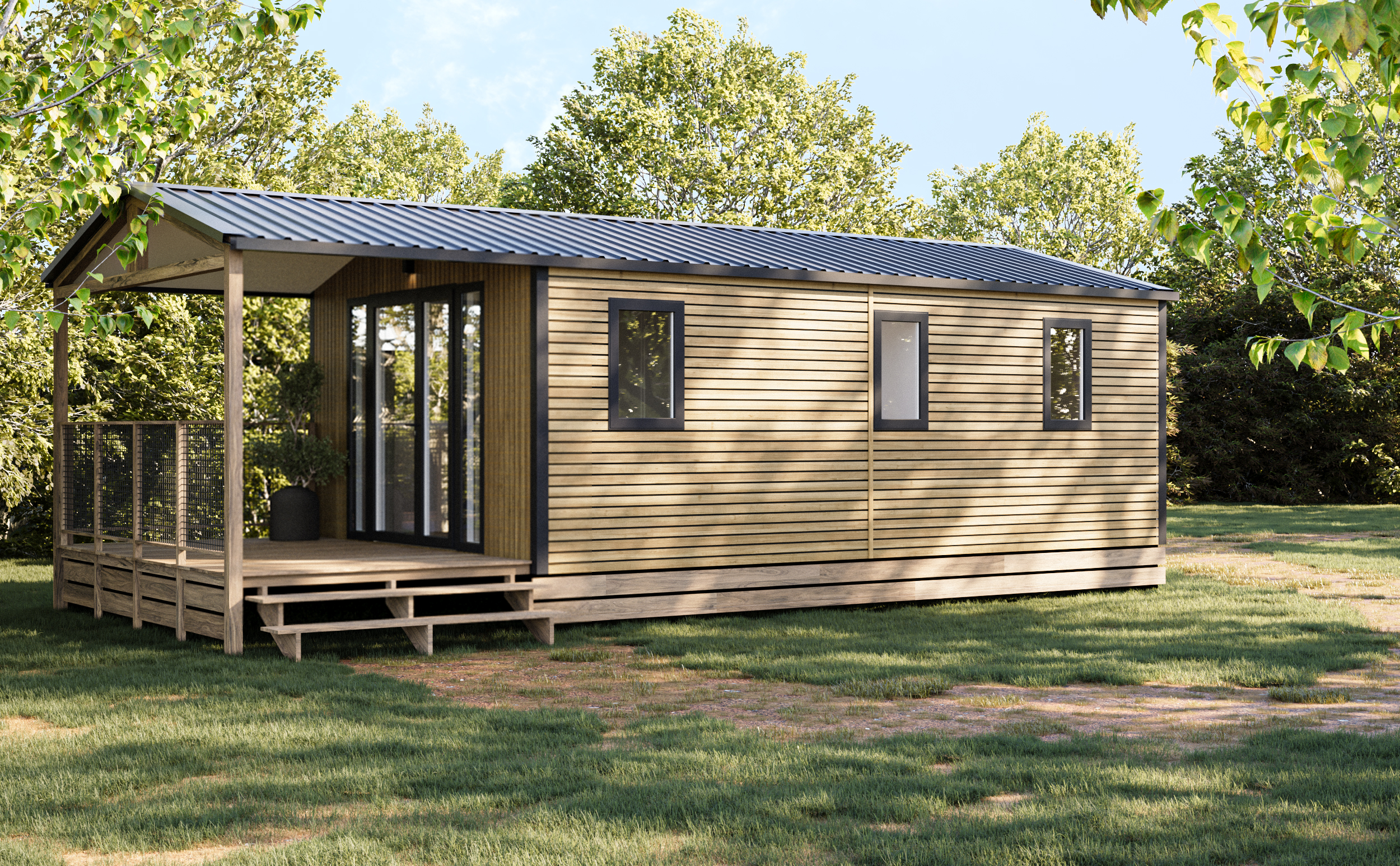 Mobil-home premium – 2 chambres